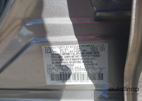 2021 Nissan Sentra Sv Xtronic Cvt from USA, damaged, VIN 3N1AB8CV3MY302434